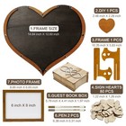 Wedding Guest Book Alternative - Rustic Wedding Decorations For Reception  He   