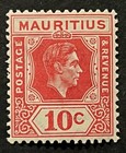 Travelstamps  1938 Mauritius Stamps Scott  215 - 10 Cent Kgvi Mint  Mogh