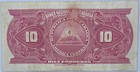 1951 Nicaragua 10 Cordobas P-94c Used World Banknote