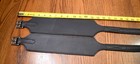 New Wide Stability Stirrup Leathers  Black Leather  52   