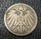 1896 Germany 10 Pfennig Coin