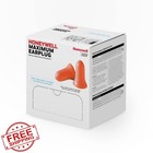 Honeywell Howard Leight Corded Foam Earplugs  100 Pairs Orange