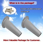 2 Pack Bat Exclusion- Bat Cone- One Way Bat Door- Bats Deterrent Devices Outd   