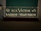 Vintage Rca Victor Radio Tv Lighted Store Sign