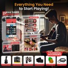 Pyle 40    Inch 6-string Electric Acoustic Guitar -w digital Tuner   Accessory Kit