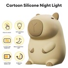 Night Light Led Cute Gift Creative Silicone Bedside Table Lamp Battery Kids Room