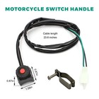 Motorbike Handlebar Switch  Motorcycle Stop Start Switch Horn Button Mounting