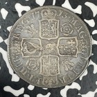 1713 Great Britian Queen Anne 1 2 Crown Lot jm0447 Silver  Km 525 4