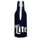 Miller Lite Bottle Suit Hugger Koozie Navy Pilsner Free Shipping Beer Coozie