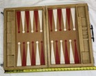 Vintage Tournament Backgammon Set 1 5   bakelite Catalin Checkers With Dice cups