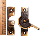 Victorian Brass Window Sash Locks - 12 Pack  2 7  Solid Cast With Hardware