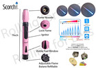 Scorch Torch Pecil Hold Button Single Flame Torch Lighter