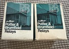 2 Nos Potter   Brumfield Pm-17ay Power Relays 452 35a 120v Ac 4pdt Usa Made