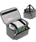 Bohemiaby Carrying Case For Cricut Mug Press Joy Gray Padded Craft Storage Bag