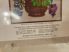 Family Circle Flower Arrangement Crewel Kit Floral 1970s Vintage 11  X 14  Nos
