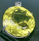 Yellow Topaz Round Cut 138 75 Ct Natural Pendant Loose Gemstone Egl Certified