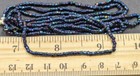 Vintage Czech Glass Seed Beads Metallic Blue Iris Ab 9 0 Cuts Part  Hank C26-21