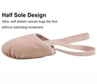Stretch Canvas Pirouette Half Sole Gymnastic Jazz Ballet Dance Shoes Girls Women