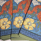Morris   Co Set Of 3 Williams Sonoma Compton Fabric Napkins 20 X 20 New No Tags