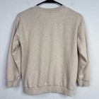 Mini Boden Sweatshirt Girls 9-10y Tan Embroidered Animal Rabbit Popover Playful