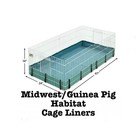 Guinea Pig Midwest Fleece Cage Liner 24 x 47  Reusable  Reversible  And Washable