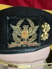 Vietnamese Made Beret Big Size Arvn Infantry Officer Bullion Badge 1st Lt Black
