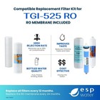 Tgi-525 Compatible Filter Replacement Kit With Ro Membrane