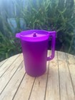 Tupperware Classic Pitcher Purple  1 Gallon Capacity  Free Shipping
