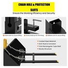 Clamp 60  Pallet Forks 4000lbs Tractor Bucket Stabilizer Bar Heavy Duty