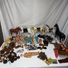 Marx Best Of The West Figures  Accessories  Horses-johnny West Lot- Geronimo etc