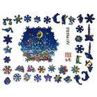 Wooden Puzzle For Adults By Foxsmartbox - 140 Pieces - The Starfall