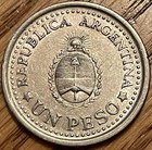 Argentina 1 Peso Coin  1960  150th Anniversary Of May Revolution Commemorative