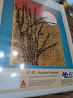 Nos Vintage National Yarn Crafts Latch Hook Rug Kit 1980 Autumn Harvest 20x27 