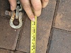 Vintage Nautical Anchor Chain W  Shackle Hook 10 5ft Maritime Boat Ship Decor