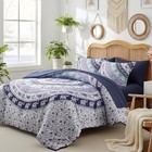 Boho Comforter Sheet Set Bohemian Bed In A Bag Queen Size Bedding Set  Purple   