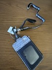 Victoria s Secret Pink Lanyard Graphic Gray Limited Edition Id Holder