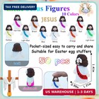 50 Pcs Little Jesus Figures    Rubber Mini Jesus Figurines In Bulk Christian Doll