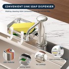 Kitchen Sink Soap Dispenser With 39 Inch Extension Tube Chrome Built In Pump