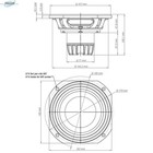 Eighteen Sound 6ntlw2000-8 6-inch Woofer 8-ohms Mid-bass Pro Audio Car Motorcycl