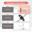 Concrete Power Screed Cement Vibrator Vibrating Leveling Tool Battery Powered