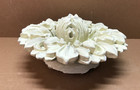 Antique Vtg 14  Rosette Plaster Acanthus Leaf Ceiling Medallion Old 840-26b