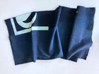 Authentic Japanese Vintage Indigo Aizome Dyed Cotton Textile Katazome Crest