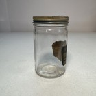 Vintage Majestic Mayonnaise Glass Jar With Lid Herwig   Leitch Corp 