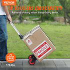 Folding Hand Truck Aluminum Luggage Trolley Cart Dolly 176 Lbs Bungee Cord