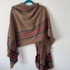 Plaid Striped Blanket Tartan Long Tassel Wrap Pashmina Scarf Shawl Plaid Checked