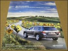 2008 Toyota Highlander Print Ad Car Suv Automobile Advertisement Moving Forward