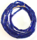  Fine Vintage Czech Crystal Russian Blue Faceted Glass African Trade Beads 