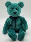 New Face  nf  Teal Teddy   Authentic Ty Beanie Baby   No Hang Tag   Mwnht