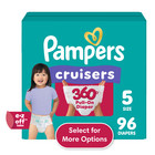 New Pampers Cruisers 360 Baby Diapers Size 5  96 Count  select For More Options 