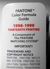 Pantone Formula Guide Solid Coated And Uncoated  1998-99  Thirteenth Printing